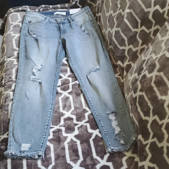 NWT KANCAN MID RISE ANKLE JEANS 👖 - Picture 7 of 12